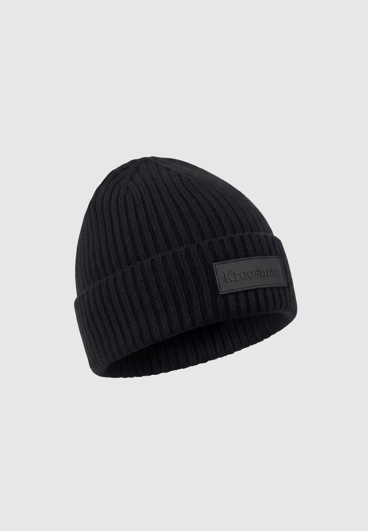 KNIT BEANIE BLACK - Kroosman