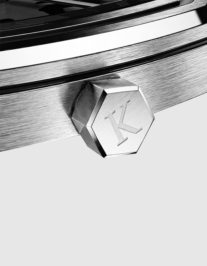 Steel - Date II – Silver - Kroosman