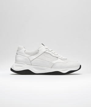 Suede Sneaker White Ivory